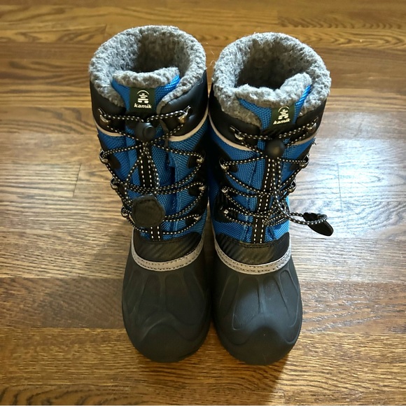 Kamik Luke 3 Winter Boots Waterproof Size One Snow Boots Blue - Picture 2 of 6
